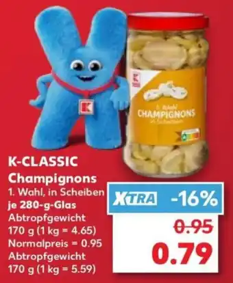 Kaufland K-CLASSIC Champignons Angebot