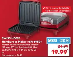 Kaufland SWISS HOME Hamburger Maker »SH-6950« Angebot