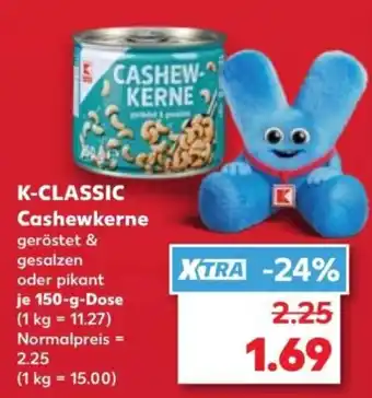 Kaufland K-CLASSIC Cashewkerne Angebot