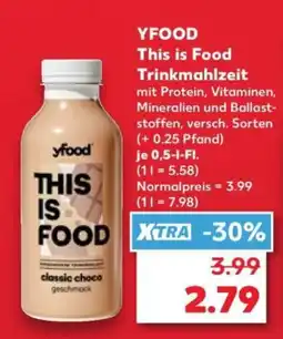 Kaufland YFOOD This is Food Trinkmahlzeit classic choco Angebot