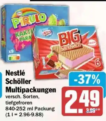 HIT Nestlé Schöller Multipackungen Angebot