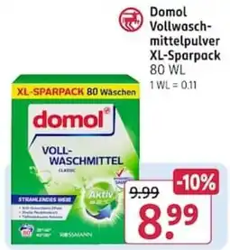 Rossmann Domol Vollwaschmittel Angebot