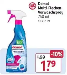 Rossmann Domol Multi-Flecken-Vorwaschspray Angebot