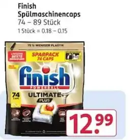 Rossmann Finish Spülmachinecaps Angebot