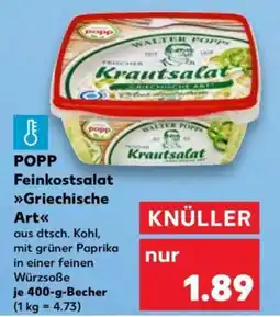 Kaufland POPP Feinkostsalat »Griechische Art« Angebot