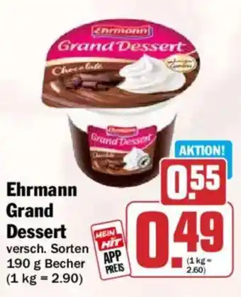 HIT Ehrmann Grand Dessert Angebot