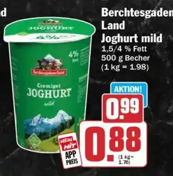 HIT Berchtesgadener Land Joghurt mild Angebot