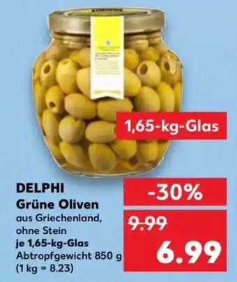 Kaufland DELPHI Grüne Oliven Angebot