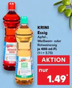 Kaufland KRINI Essig Angebot