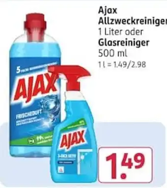 Rossmann Ajax Allzweckreiniger Angebot