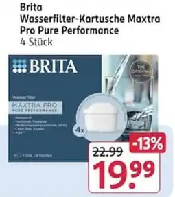 Rossmann Brita Wasserfilter-Kartusche Maxtra Pro Pure Performance Angebot