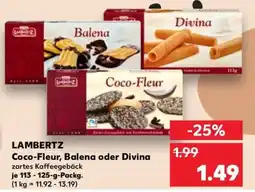Kaufland LAMBERTZ Coco-Fleur, Balena oder Divina Angebot