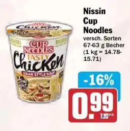 HIT Nissin Cup Noodles Angebot
