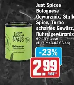 HIT Just Spices Bolognese Gewürzmix Angebot