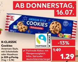 Kaufland K-CLASSIC American Style Cookies Angebot