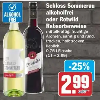 HIT Schloss Sommerau oder Rotwild Rebsortenweine Angebot
