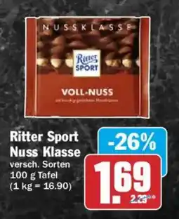 HIT Ritter Sport Nuss Klasse Angebot