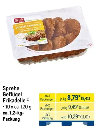 METRO Sprehe Geflügel Frikadelle Angebot