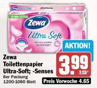 HIT Zewa Toilettenpapier Ultra-Soft; -Senses Angebot