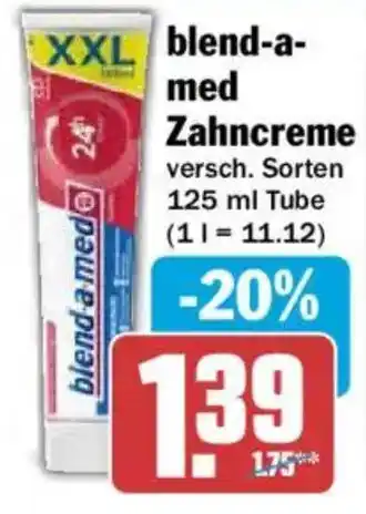 HIT blend-a-med Zahncreme Angebot