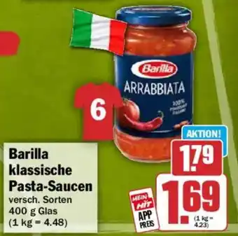 HIT Barilla klassische Pasta-Saucen Angebot