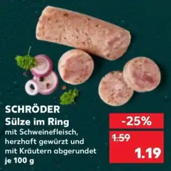 Kaufland SCHRÖDER Sülze im Ring Angebot