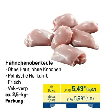 METRO Hähnchenoberkeule Angebot