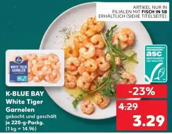 Kaufland K-BLUE BAY White Tiger Garnelen Angebot