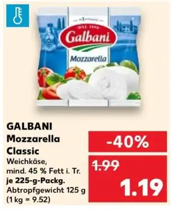 Kaufland GALBANI Mozzarella Classic Angebot