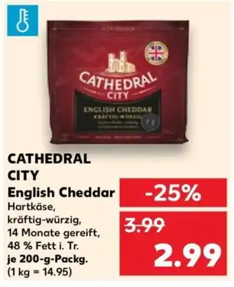 Kaufland CATHEDRAL CITY English Cheddar Angebot