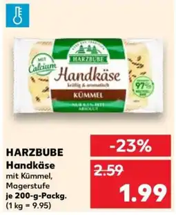 Kaufland HARZBUBE Handkäse mit Kümmel Angebot