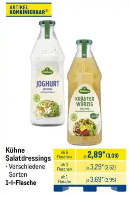 METRO Kühne Salatdressings Angebot