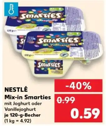 Kaufland Nestlé Mix-in Smarties Angebot