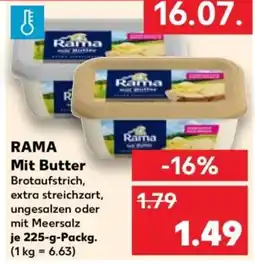 Kaufland RAMA Mit Butter Angebot