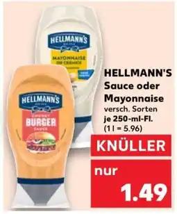 Kaufland HELLMANN'S Sauce oder Mayonnaise Angebot