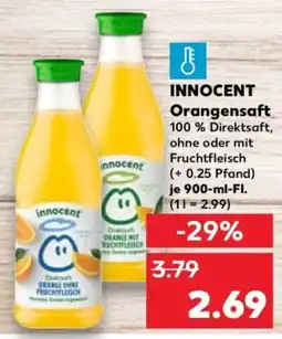 Kaufland INNOCENT Orangensaft Angebot