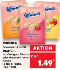 Kaufland MANNER Sommer-Glück Waffeln Angebot