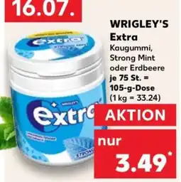 Kaufland Wrigley's Extra Kaugummi Angebot
