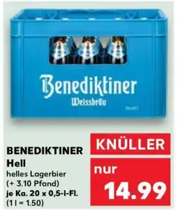 Kaufland BENEDIKTINER Hell Angebot