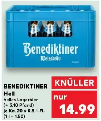 Kaufland BENEDIKTINER Hell Angebot