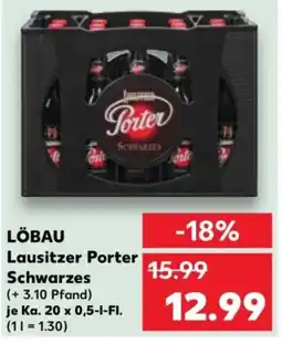 Kaufland Löbau Lausitzer Porter Schwarzes Angebot