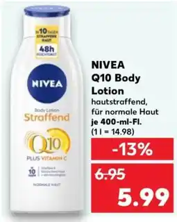 Kaufland NIVEA Q10 Body Lotion Angebot