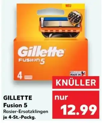 Kaufland GILLETTE Fusion 5 Rasier-Ersatzklingen Angebot