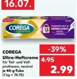 Kaufland COREGA Ultra-Haftcreme Angebot