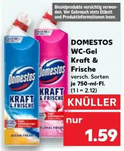 Kaufland Domestos WC-Gel Kraft & Frische Angebot