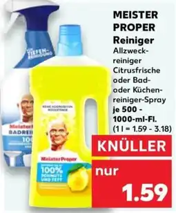 Kaufland MEISTER PROPER Reiniger Allzweck-reiniger Citrusfrische Angebot