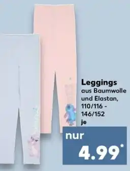Kaufland Leggings aus Baumwolle und Elastan Angebot