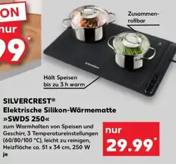 Kaufland SILVERCREST® Elektrische Silikon-Wärmematte »SWDS 250« Angebot