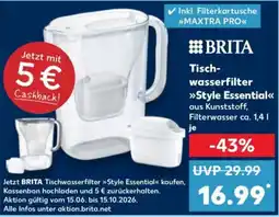 Kaufland BRITA Tischwasserfilter »Style Essential« Angebot