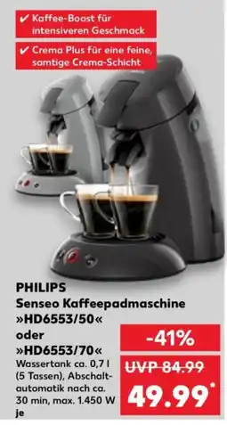 Kaufland PHILIPS Senseo Kaffeeepadmaschine Angebot